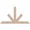 Ekena Millwork Saratoga Smooth Timber Gable Bracket, Douglas Fir, 72"W x 42"H x 3 1/2"D x 5 1/2"F, 14/12 Pitch GBW072X42X0406SAR00SDF - alternate 1